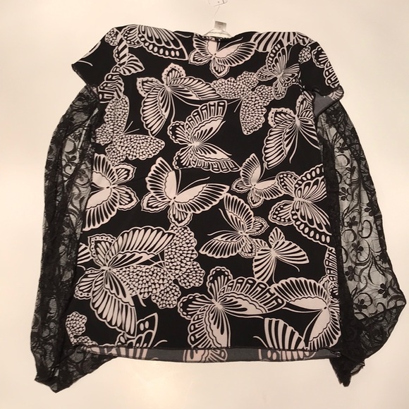 NWT Christopher & banks butterfly top lace tank S - Picture 5 of 8